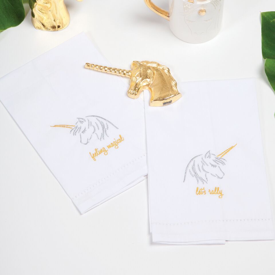 Unicorns 2pc Bar Towel