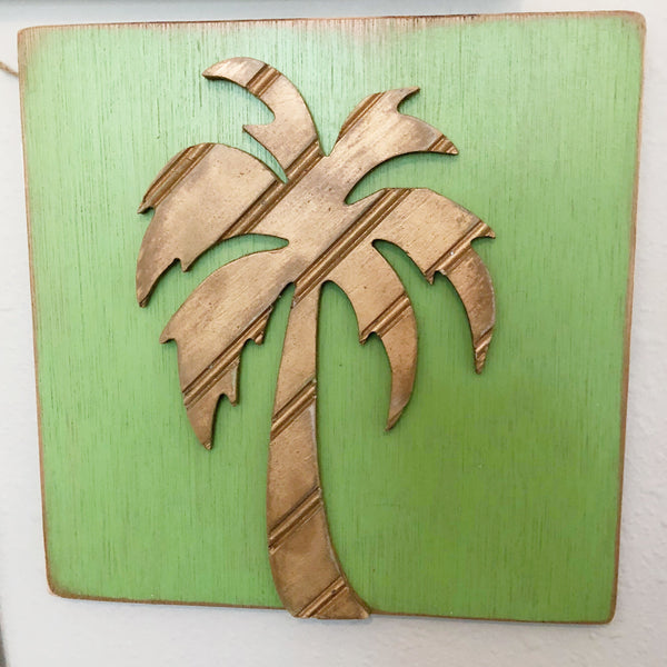 Wooden Palm Wall Decor