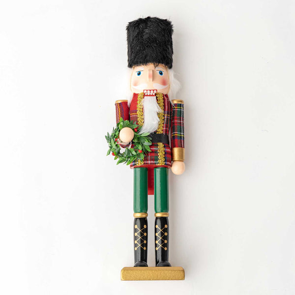 RL inspired Plaid 15" Nutcracker