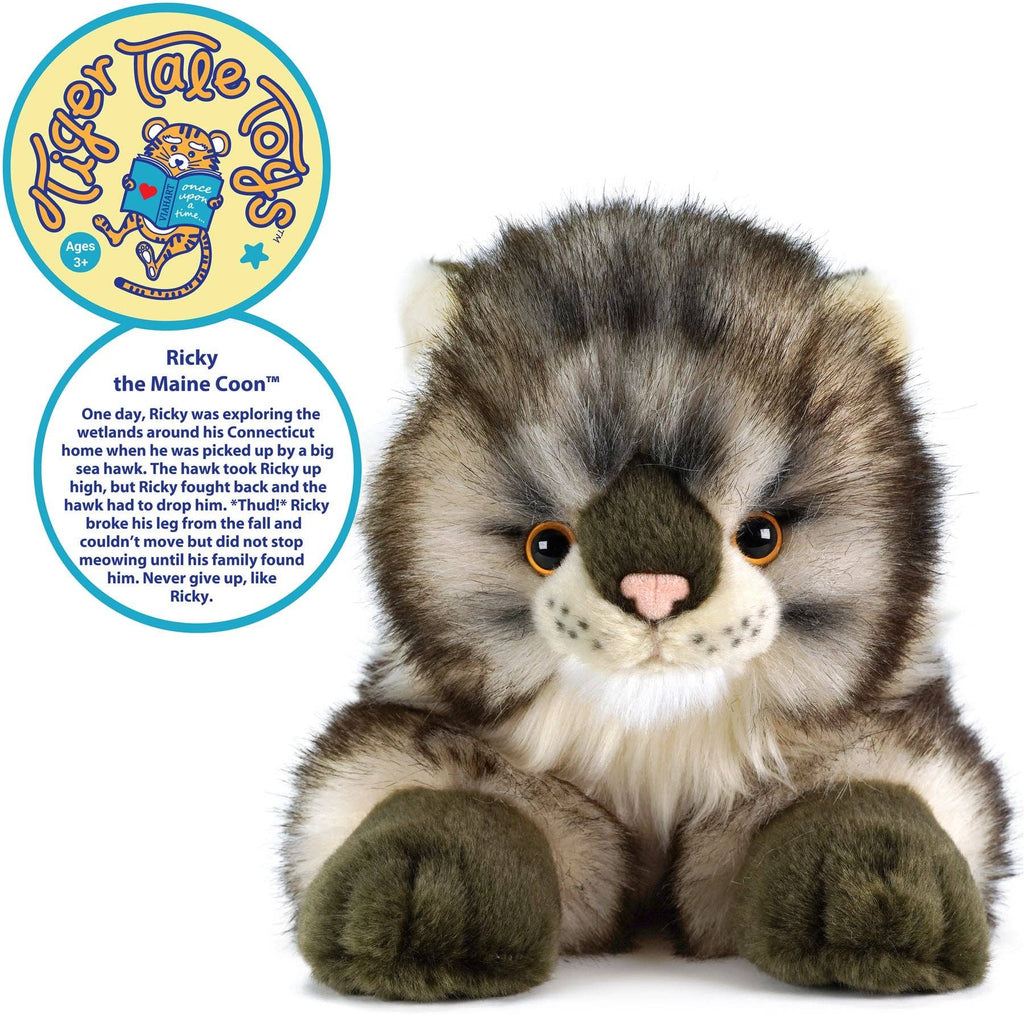 VIAHART Toy Co. - Ricky the Maine Coon | 16 Inch Stuffed Animal Plush