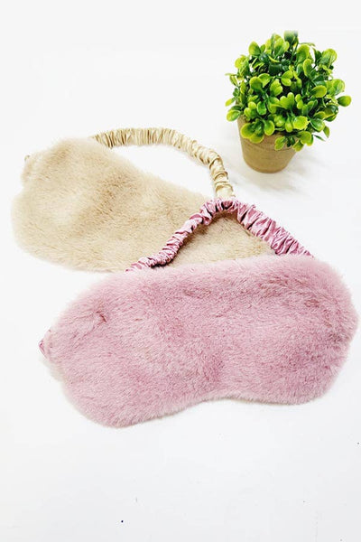 Funteze - Soft Fur Sleep Eye Mask