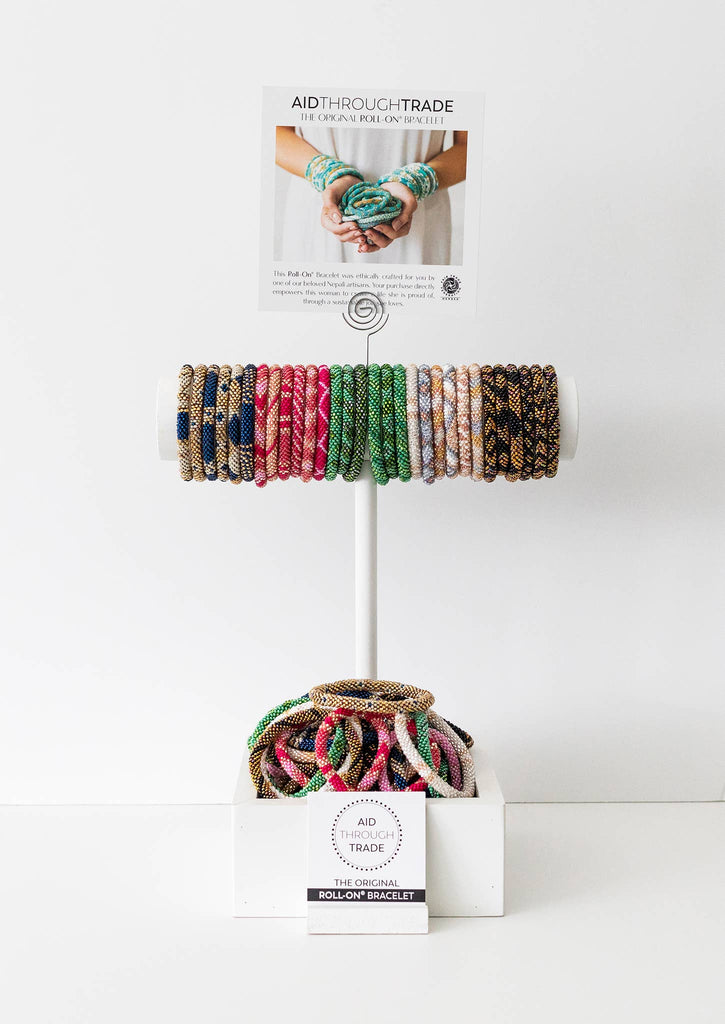 Aid Through Trade - ROLL-ON® BRACELET DISPLAY STAND