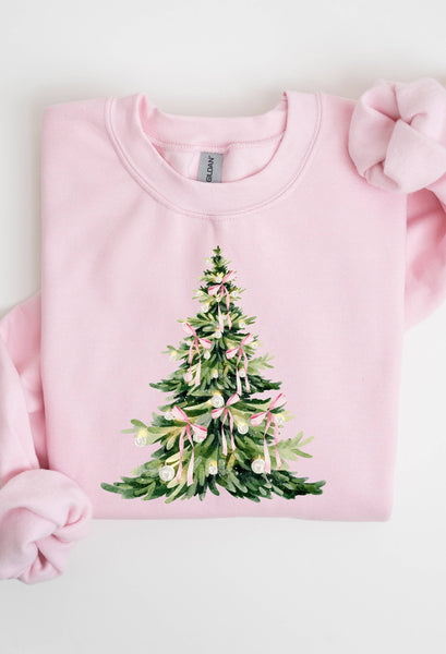 Pink COQUETTE CHRISTMAS Sweatshirt