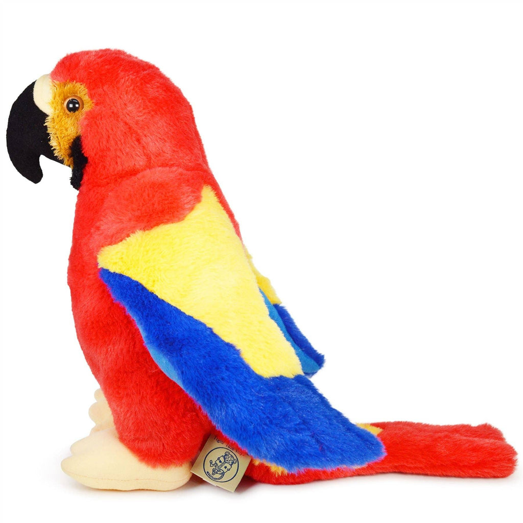 VIAHART Toy Co. - Papaya The Parrot | 12 Inch Stuffed Animal Plush
