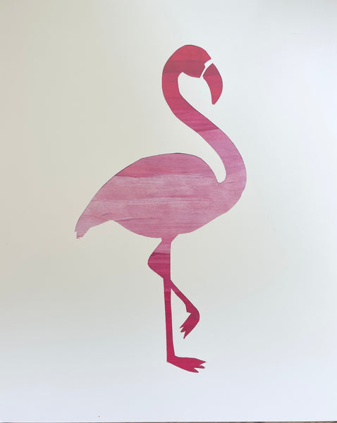 Pink Flamingo Print