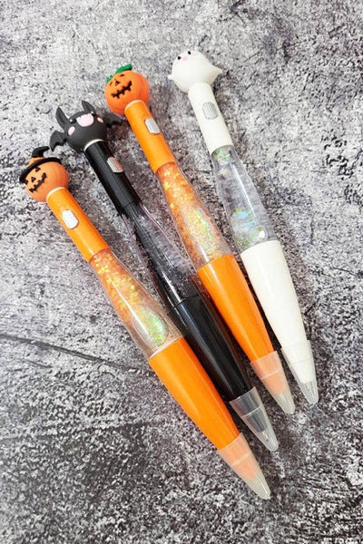 Funteze - Halloween Glitter Light Up Pen