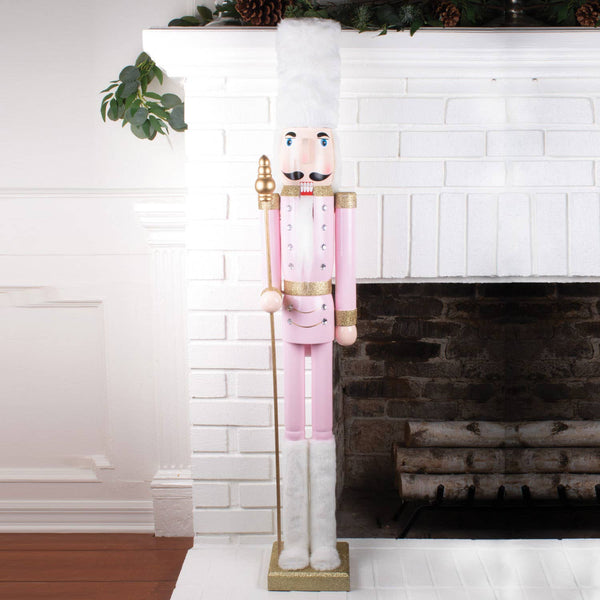 Pink 4ft Nutcracker