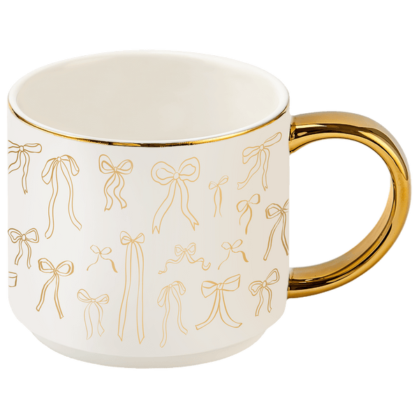 Golden Bows 14 oz Coffee Mug