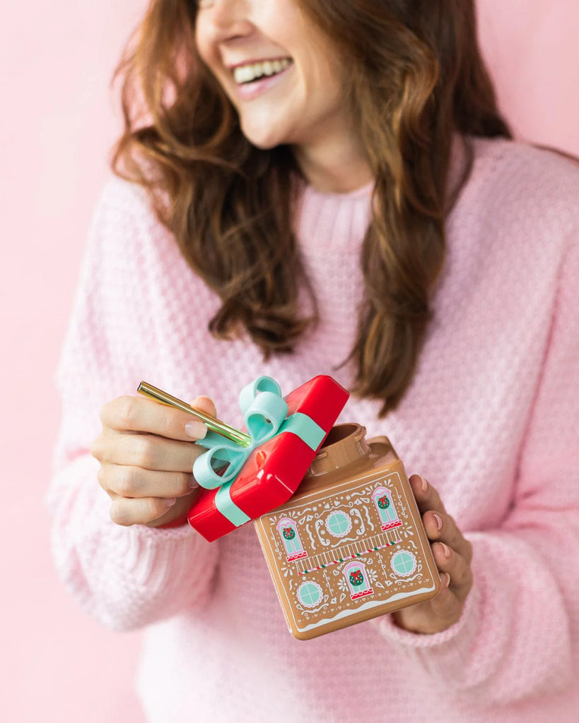 Gingerbread house sipper