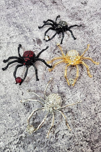 Funteze - Halloween Theme Spider Brooch