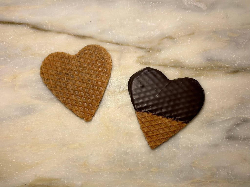 Lancaster Stroopie Co. - Stroopwafel Hearts: Valentine's Sprinkle / Single