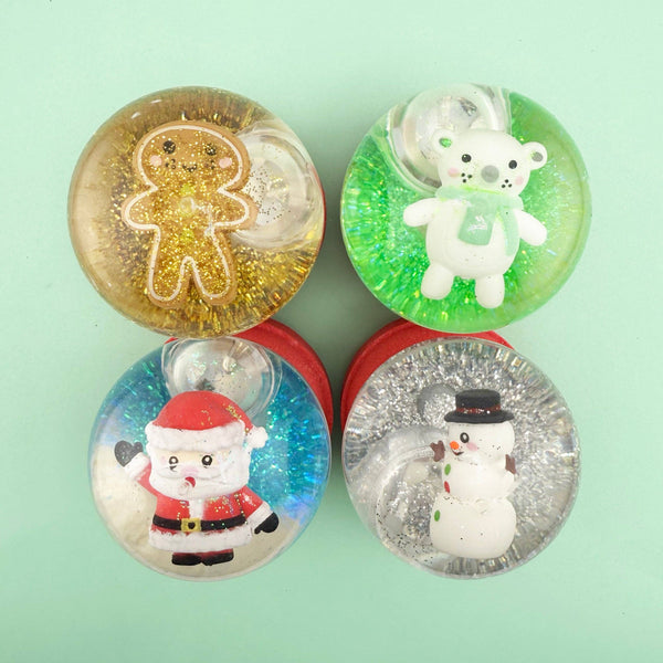 Snowglobe Bath Bomb: 4 Pack Bundle - one of each character