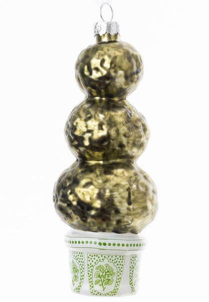 The Enchanted Home - Green Triple Topiary Ornament