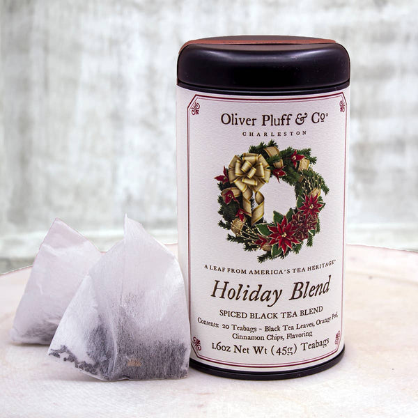 Oliver Pluff's Holiday Blend - Tea Bags in Signature Tea Tin