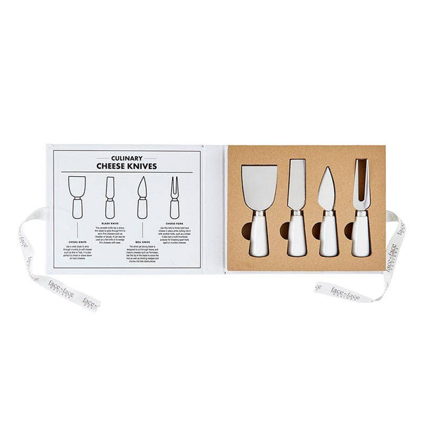 Cheese knives book set of 4