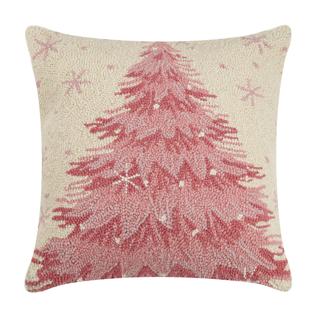Peking Handicraft - Pink Christmas Tree Hook Pillow