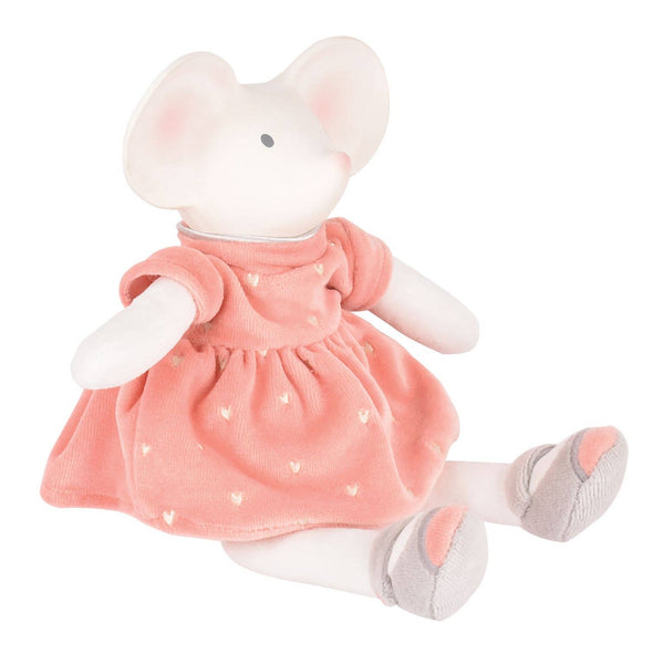 Meiya the Mouse - Rubber Head Toy with Party Dress