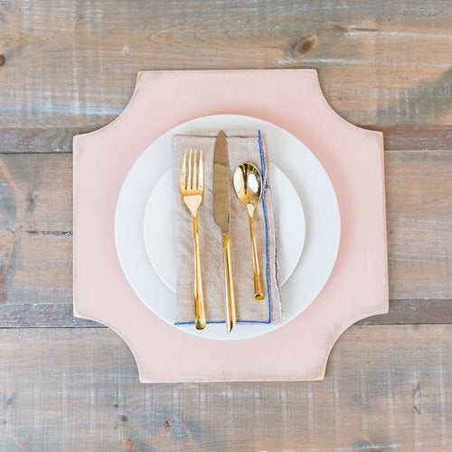 Quatrefoil Charger Placemats - set of 4