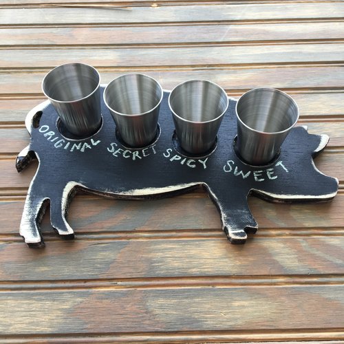 Pig Chalkboard Flight