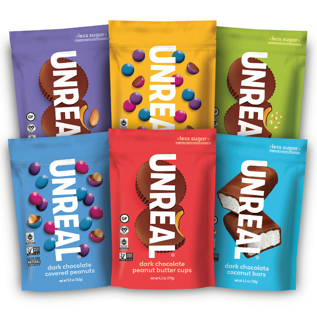 UNREAL - Vegan Variety Pack - 6 Bags