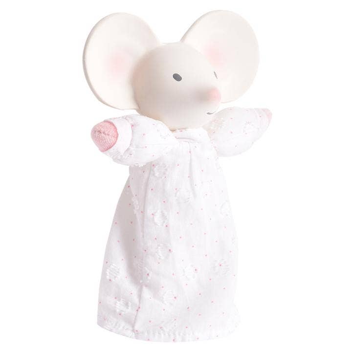 Meiya the Mouse - Soft Squeaker Toy with Rubber Head