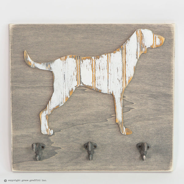 Dog Wall Art with Hooks