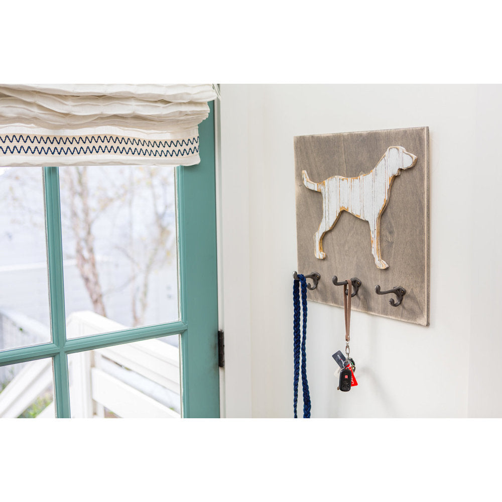 Dog Wall Art with Hooks