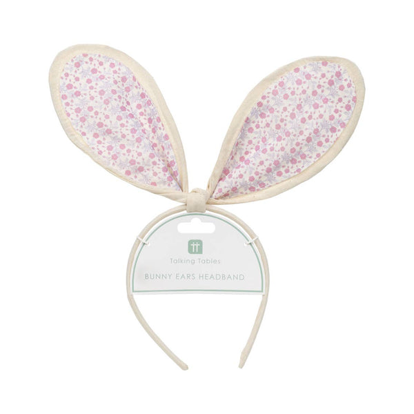 Floral Bunny Ears Easter Headband