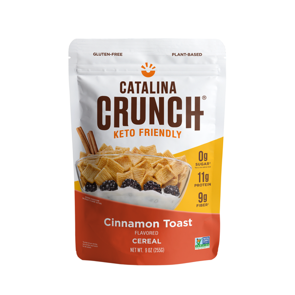 Catalina Crunch Cinnamon Toast Keto, Sugar Free Cereal 9oz
