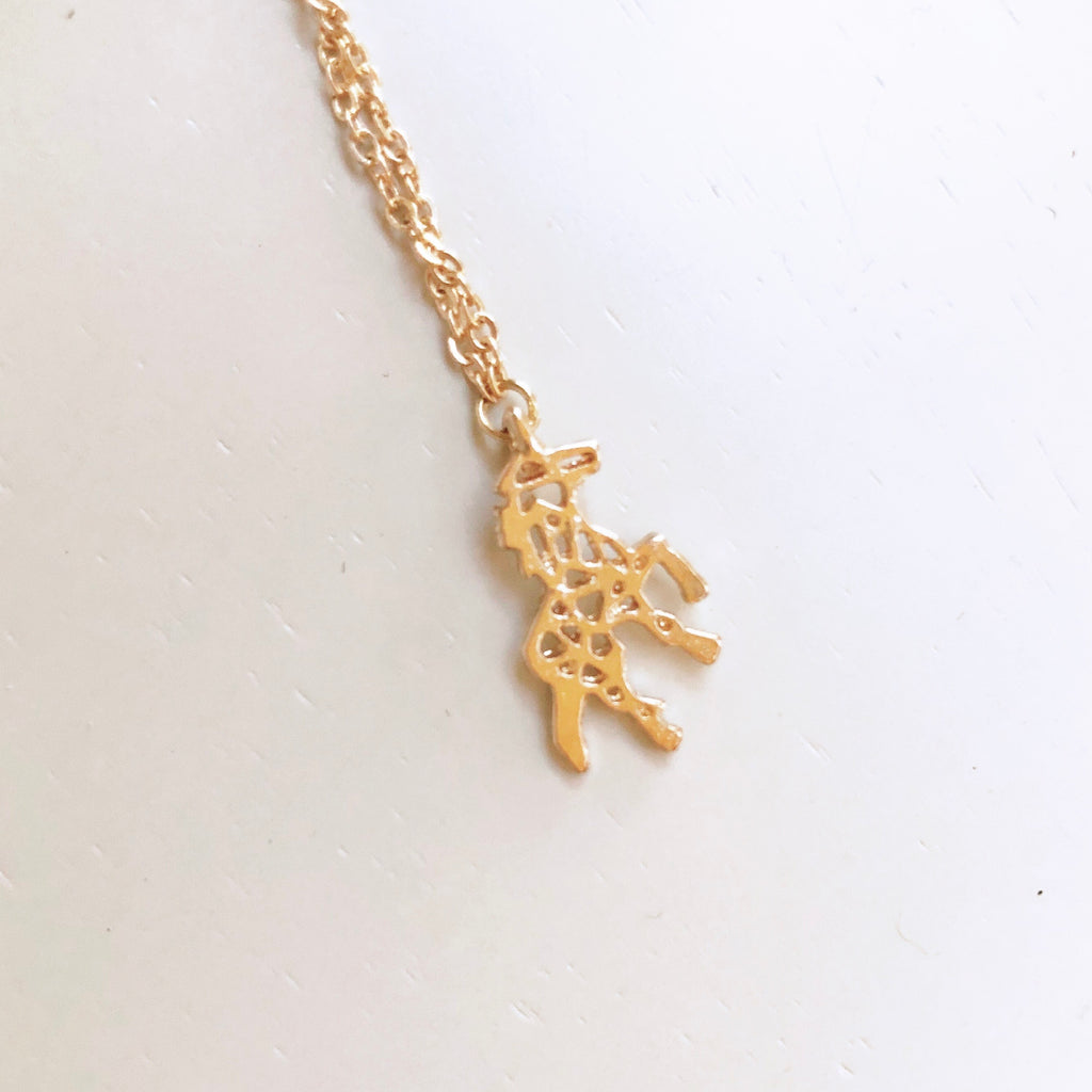 Mini Pegasus Pendant Necklace